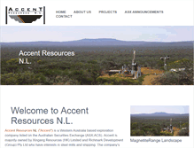 Tablet Screenshot of accentresources.com.au